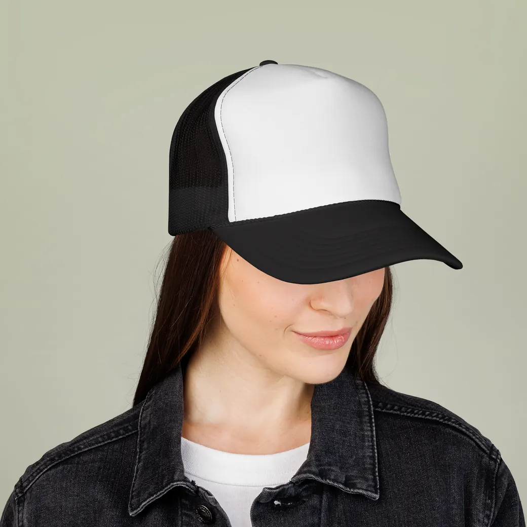 Custom logo hat design example